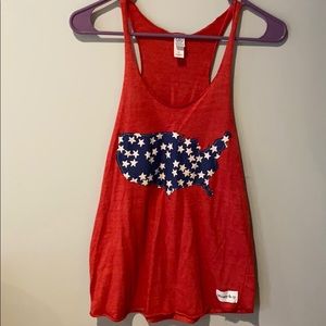 Red USA Tank